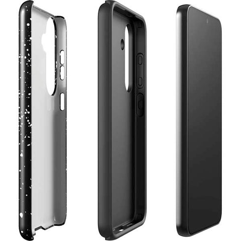 Black Speckle Galaxy S25 Impact Case